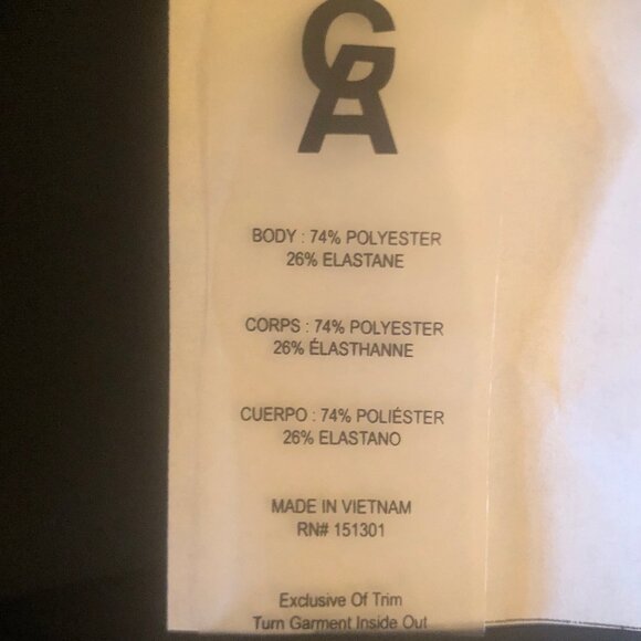 Good American green/black print leggings sz 4 - Picture 12 of 14